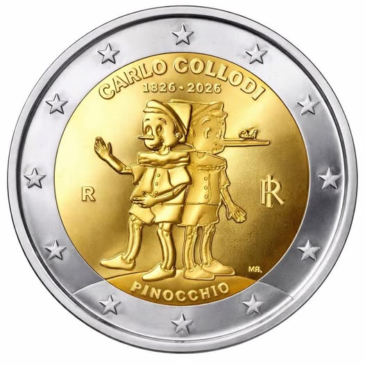 2€ 2026 italie collodi