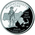 50 State Quarters - #06 - 2000 Massachusetts 960px massachusetts quarter, reverse side, 2000