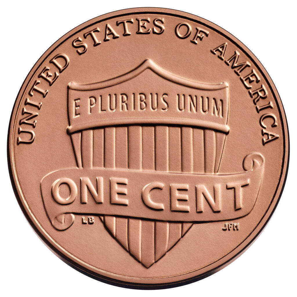 semiq penny reverse unc